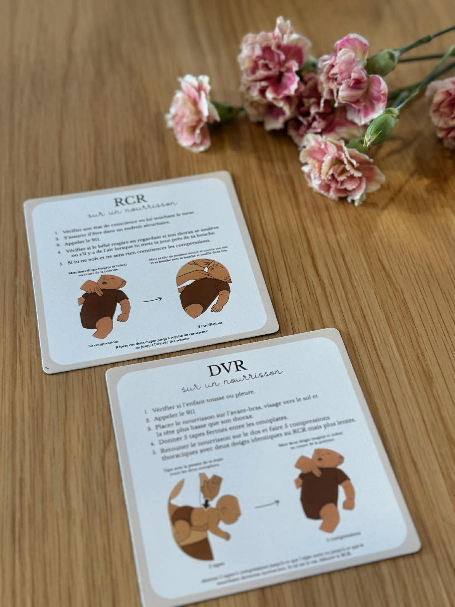 Aimants RCR/DVR pour nourrisson