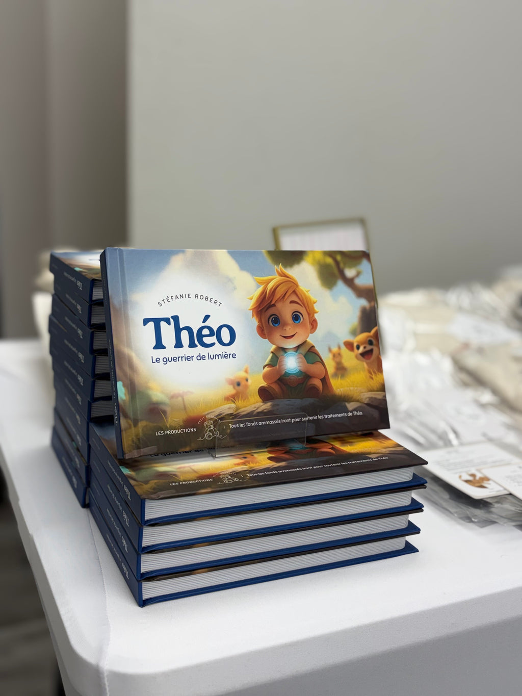 Livre pour enfants Théo le guerrier de lumière