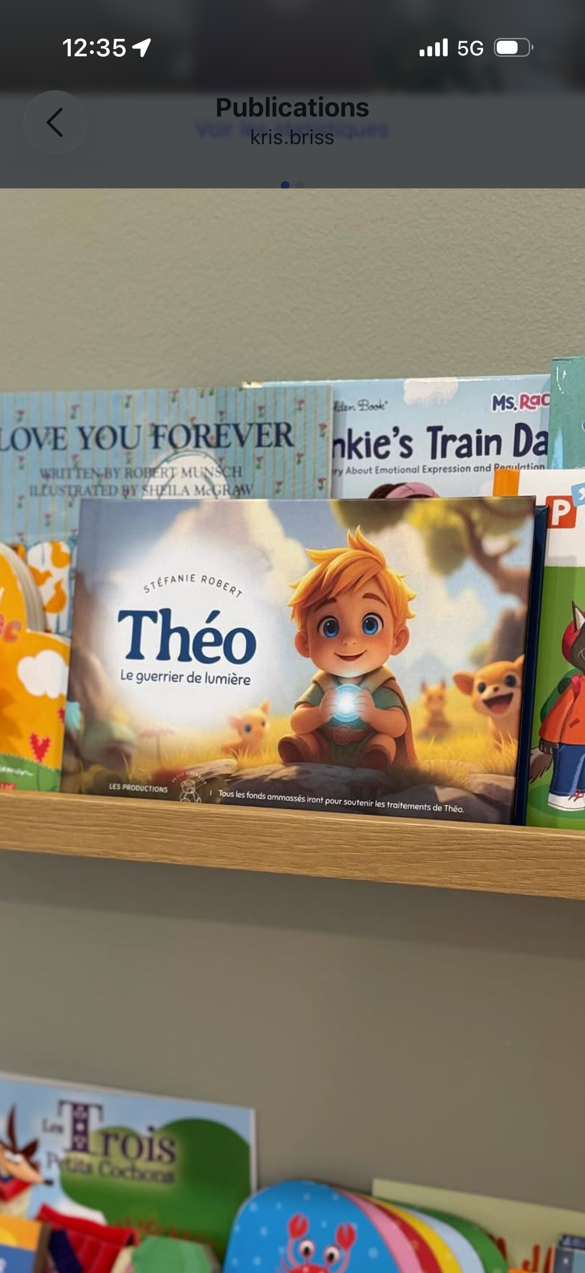 Livre pour enfants Théo le guerrier de lumière