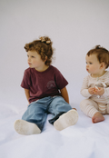 T-shirt enfants aubergine