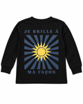 Chandails manches longues enfants - Je brille à ma façon